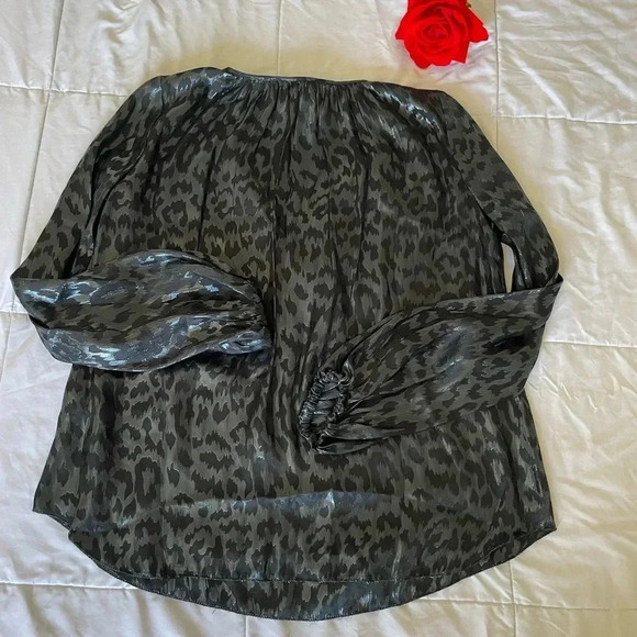 L’Agence leopard metallic top - Picture 7 of 9